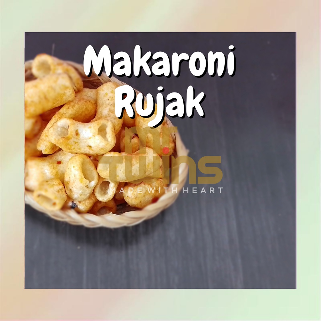 

Kerupuk Makaroni Rujak 119 gram si iban