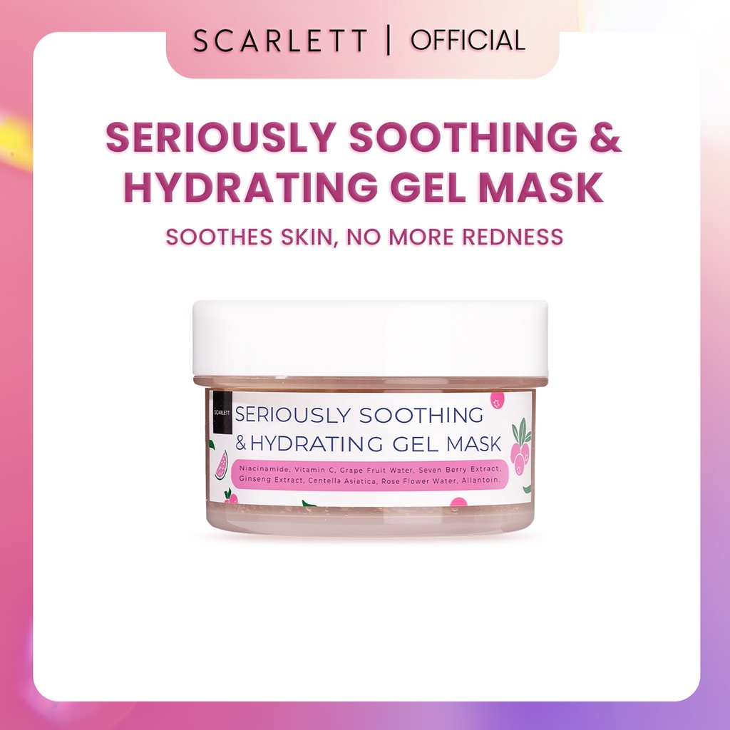 Jual Scarlett Whitening Seriously Soothing & Hydrating Gel Mask