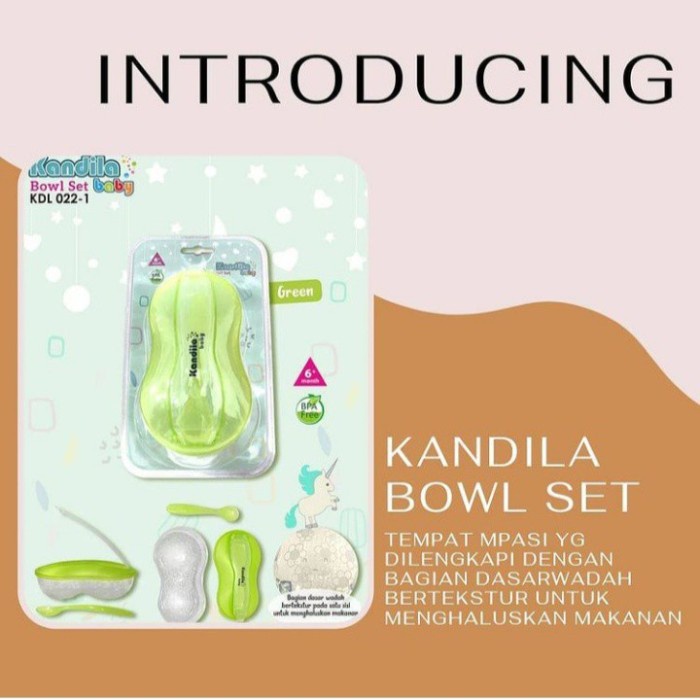 Kandila Baby KDL022-1 Baby Bowl With Spoon Set