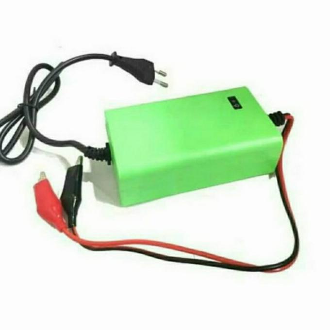 Jual Alat Cas Aki / Charger Aki / Battery Charger 6V 2Ah Shopee Indonesia