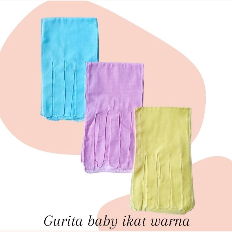 Gurita bayi 3 pcs...Putih, motif, warns bahan halus