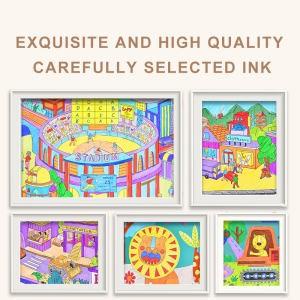 

Mideer Washable Marker 24 Coloring Pen Spidol Warna Anak New Packaging