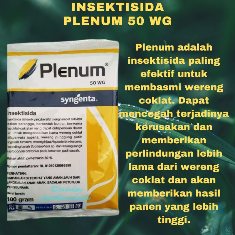 INSEKTISIDA PLENUM 50 WG.