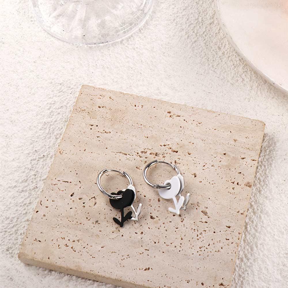 NEEDWAY Anting Tulip Perempuan Trendi Bunga Mewah Kepribadian Fashion Retro Menjuntai Anting