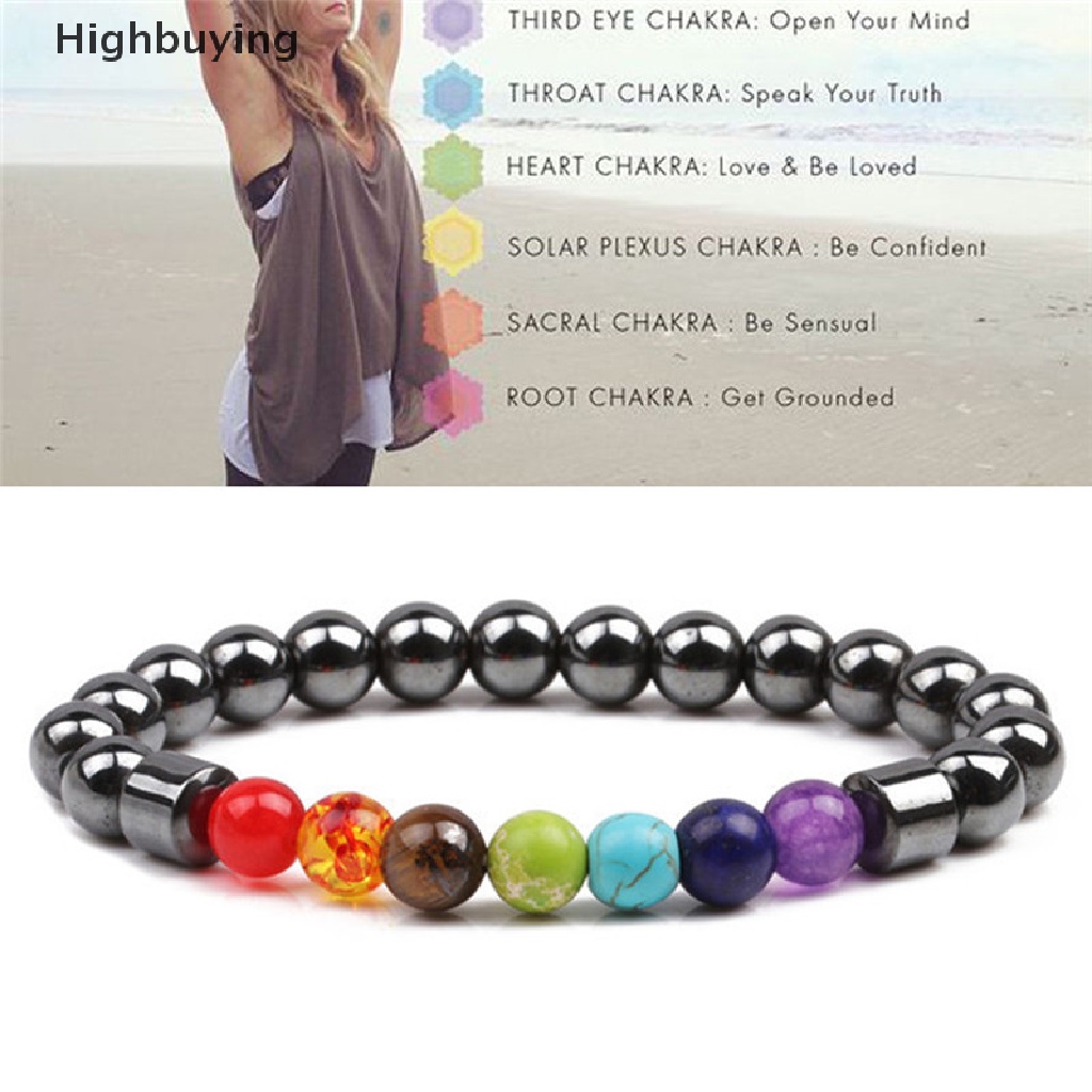 Hbid Gelang Batu Hematite Multicolor Healing Beaded Weight Loss Bracelet Jewelry Glory