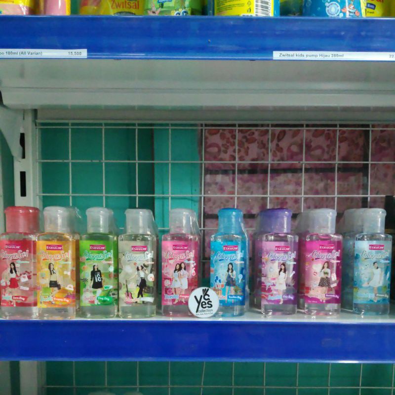Eskulin Cologne Gel 100ml Parfume jel wewangian anak remaja dewasa unisex Sunday Monday Thuesday Wednesday Thursday Friday Saturday spesial day