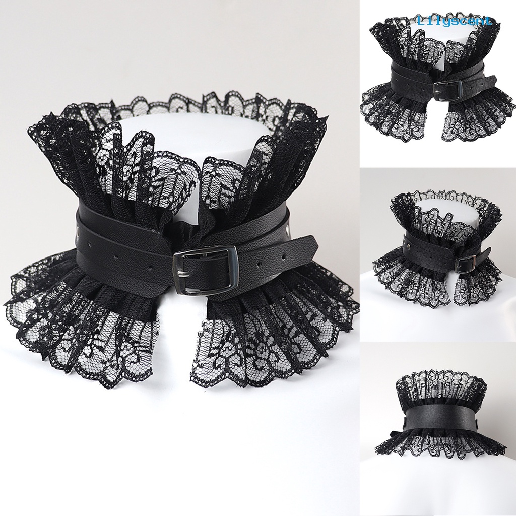 Ls Kalung Choker Gotik Renda Lolita Dingin Berlebihan Putri Kerah Kostum Cosplay