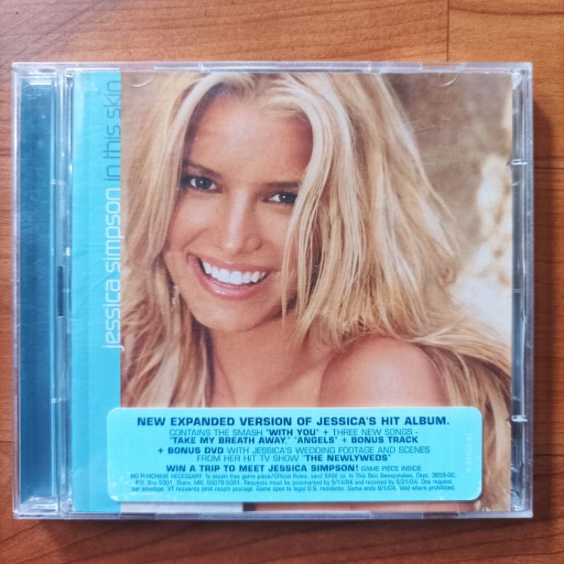 CD Jessica Simpson In This Skin New Expanded Version Bonus DVD Sony Music US Import Sweetest Sin Wit