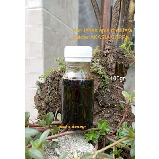 

madu murni madu hitam manis Raw honey akasia carpa 100gr
