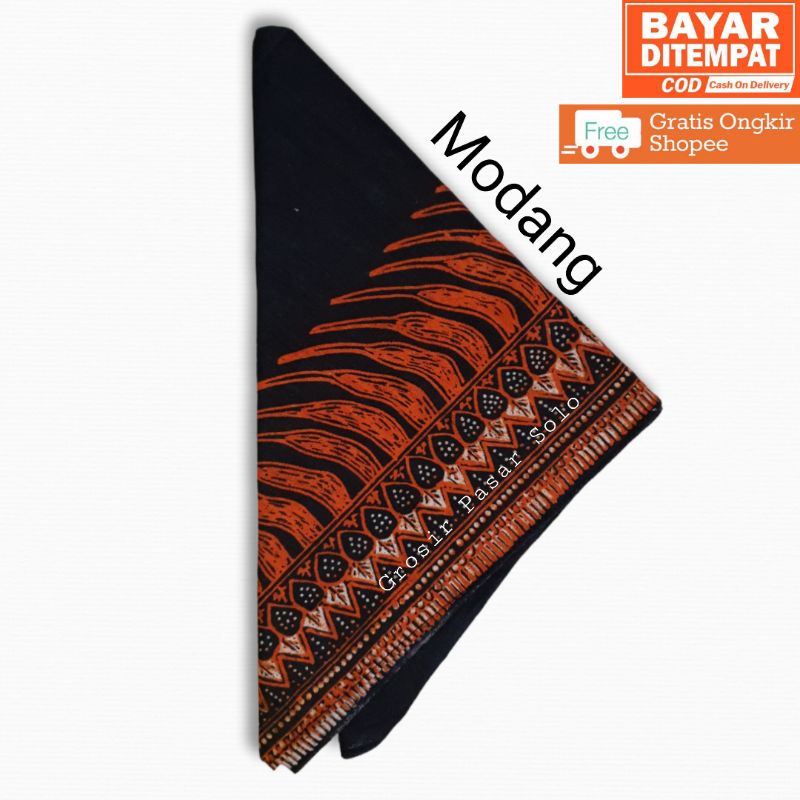 ikat kepala batik motif modang