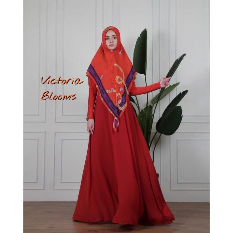 (preloved) khimar sarkis victoria blooms (preloved)