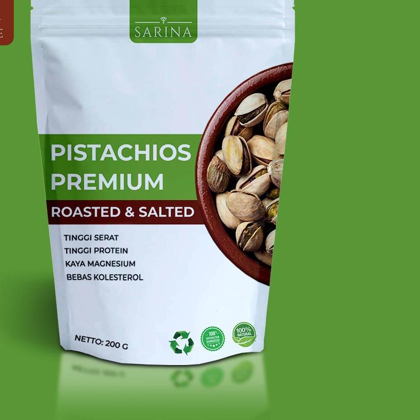 

☄ KACANG PISTACHIO ROASTED PREMIUM ☟