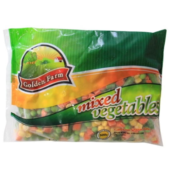 

Golden Farm Mixed Vegetable 500 gr