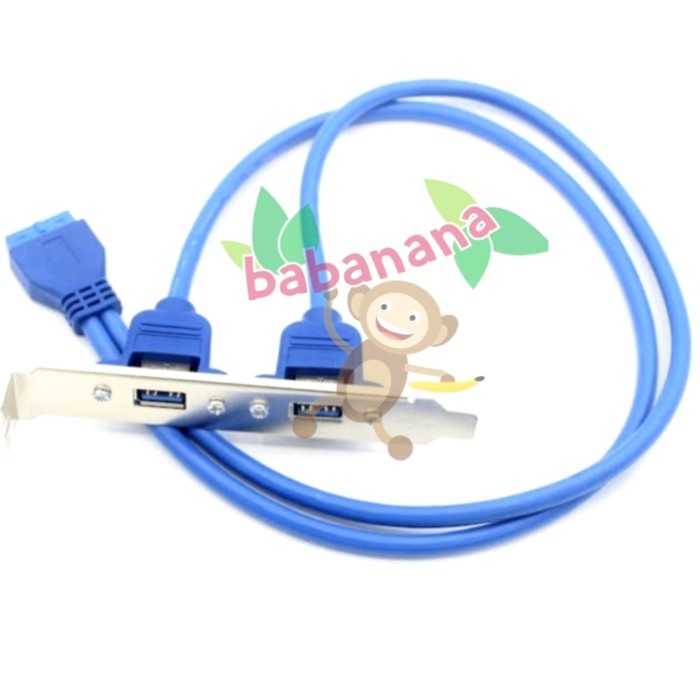 Port Usb 3.0 20Pin Pci Slot Motherboard Hub Splitter Extension Cabang Kabel