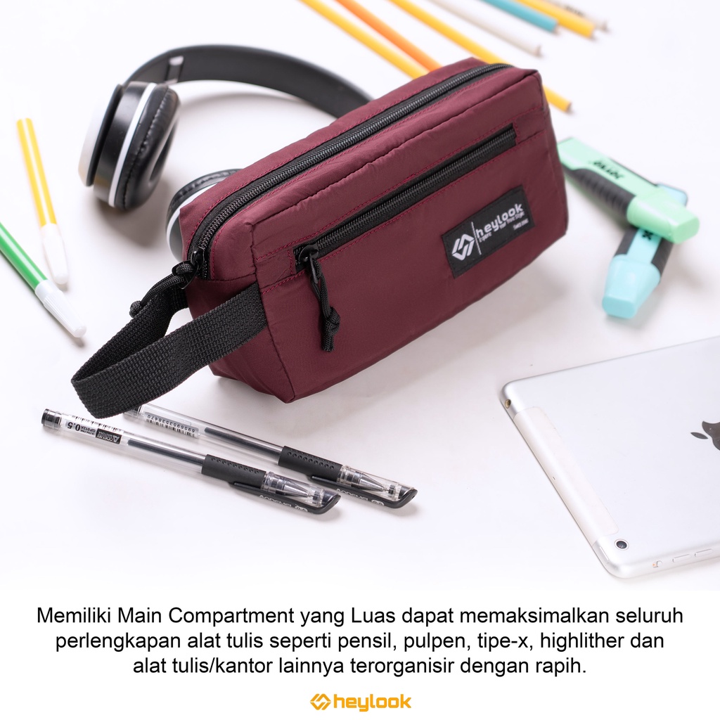 HEYLOOK Project - Tempat Pensil NOCHI Kotak Pensil Pencil Case Kostak Anak Atk Sekolah Kuliah Kantor Kerja