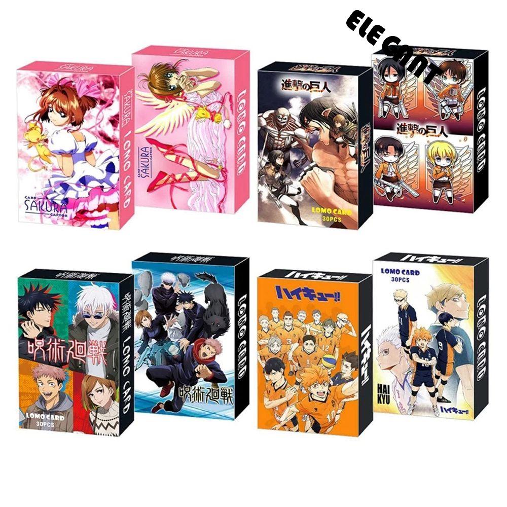 30 Pcs Kartu Pos Desain Anime Jepang Tokyo Revengers Jujutsu Kaisen Haikyuu Untuk Koleksi