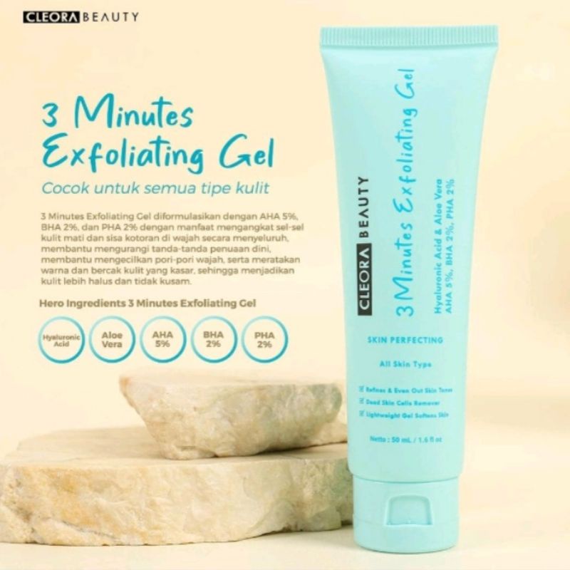 CLEORA BEAUTY 3 MINUTES EXFOLIATING GEL