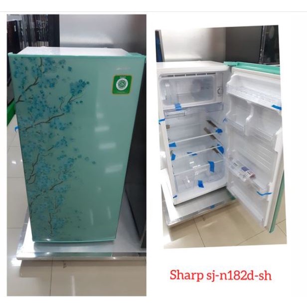 SHARP KULKAS 1 PINTU SJ-N182D-SH GREEN