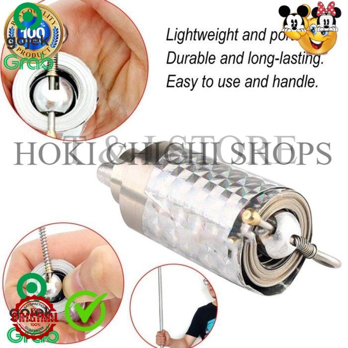 Tongkat Besi Pelindung Teleskopik untuk Perlindungan Diri ORIGINAL TJ