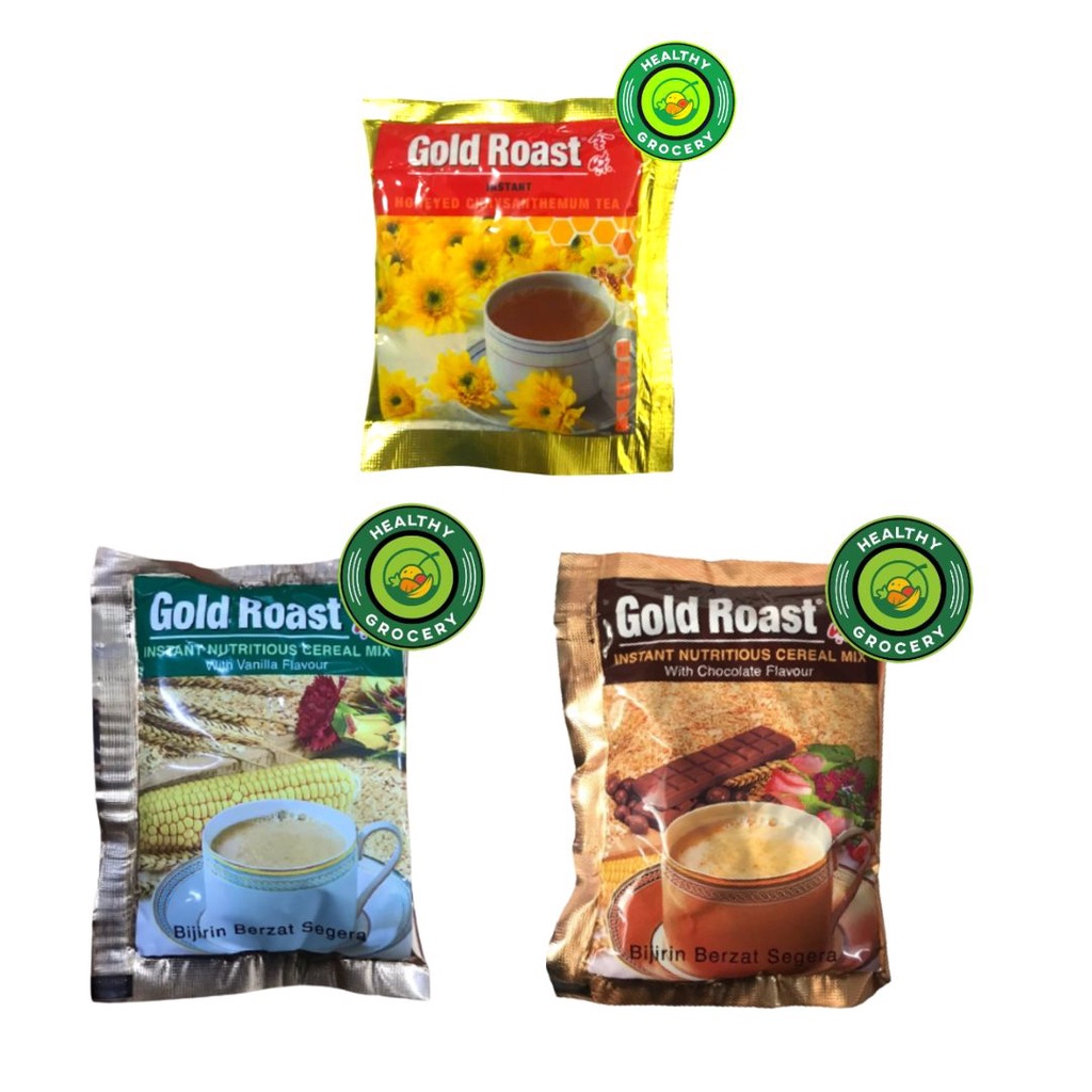 

Gold Roast Instant Nutritious Cereal Mix With Vanilal Flavour / Cereal Mix With Chocolate Flavour / Instant Honeyed Chrysanthenum Tea Sachetan