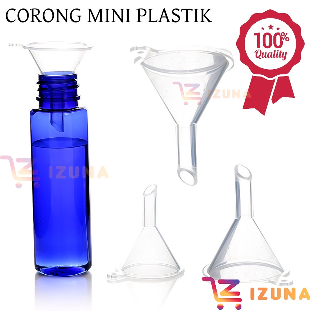 [IZUNA] Corong Mini Kecil Plastik Untuk Parfum Essential Oil / Corong Parfum / Corong Plastik Bening