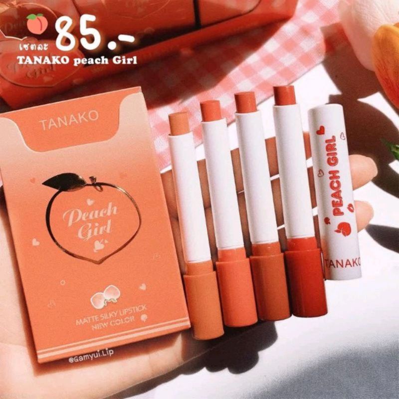 [BISA PILIH WARNA] TANAKO PEACH GIRL LIPSTIK MINI / LIP TANAKO