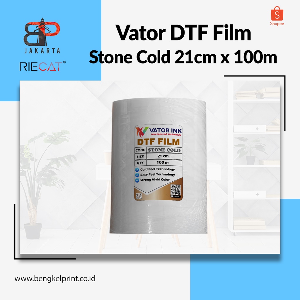 

PET FILM DTF VATOR STONE COLD 21CM X 1 ROLL