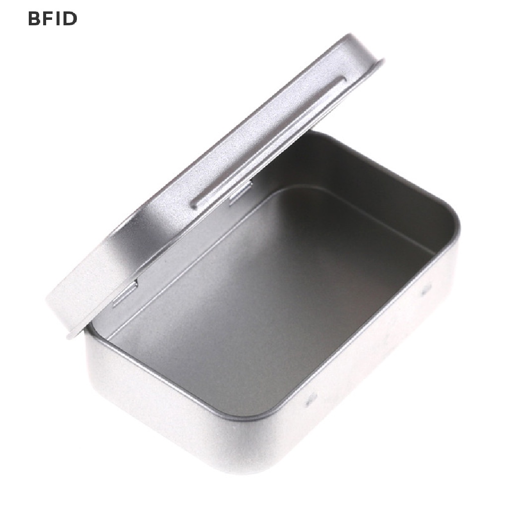 [BFID] 95 * 60 * 20mm Metal Tin Flip Storage Box Case Organizer Untuk Kunci Permen Koin [ID]