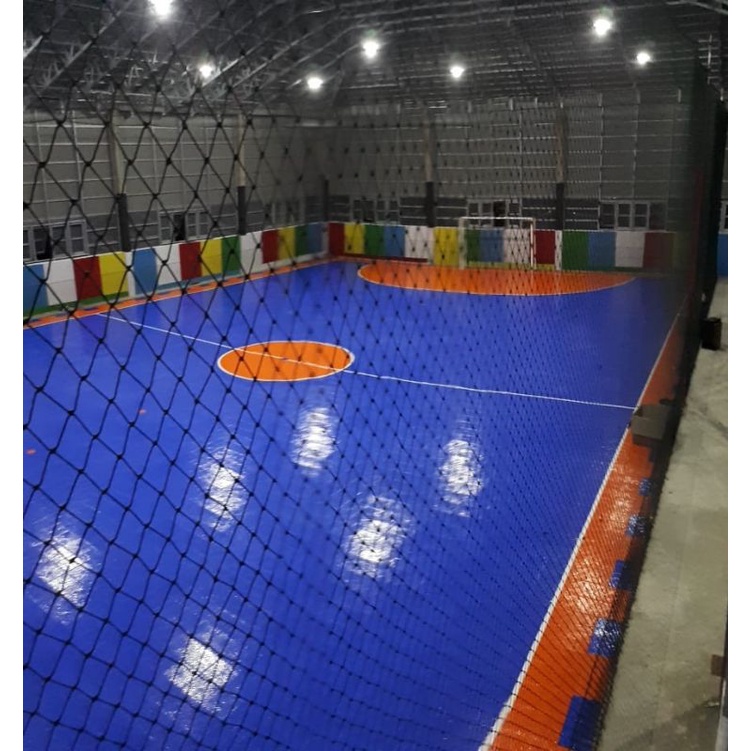 1 paket Lapangan futsal lantai interlock & Jaring