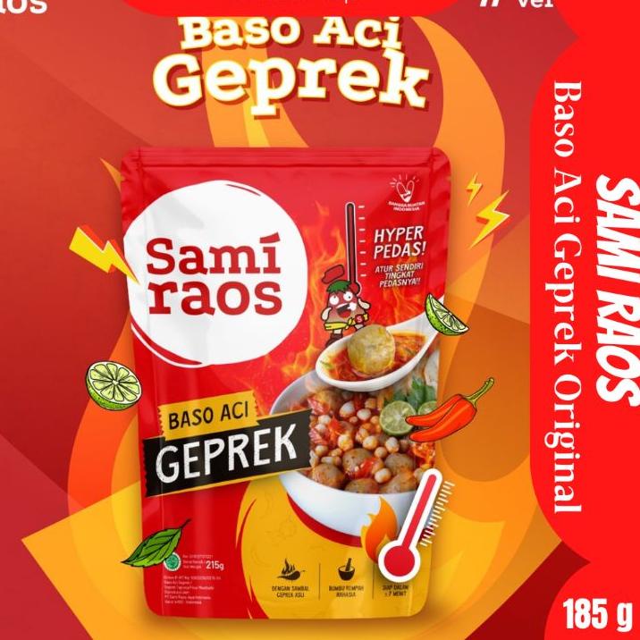 

codeN3z3Y Baso Aci Geprek Sami Raos Pedasnya Juara Khas Garut Best Seller (240gr)