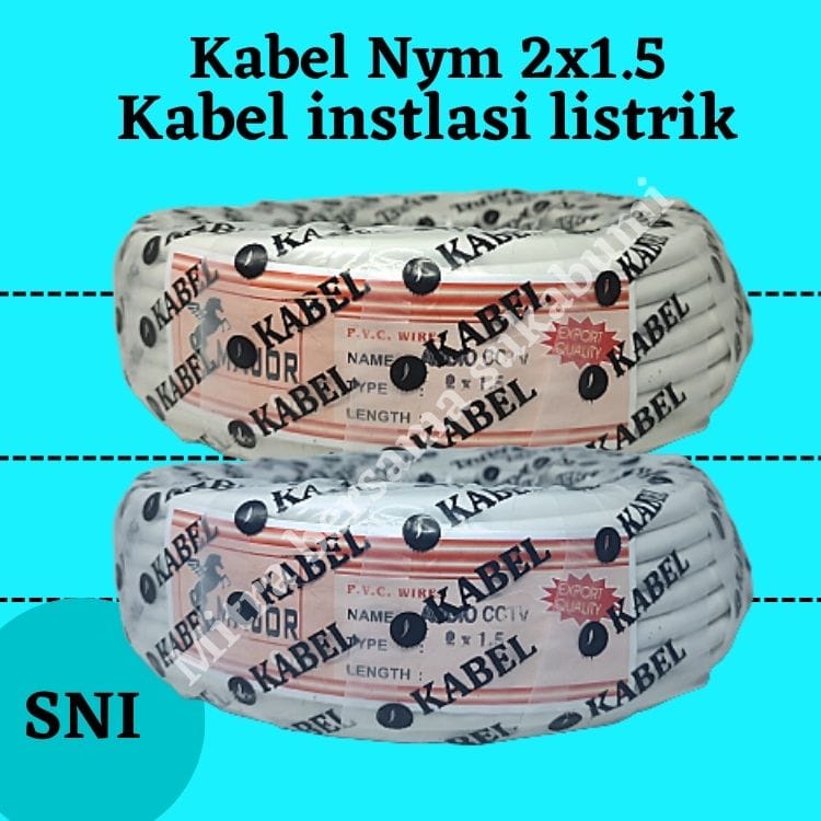 kabel nym 2x1'5 25 YARD kabel listrik kabel instalasi listrik pln tembaga 1.3mm