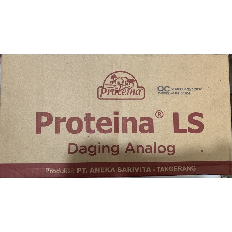

Proteina LS/ Daging Nabati Potong Irisan 1 Dus