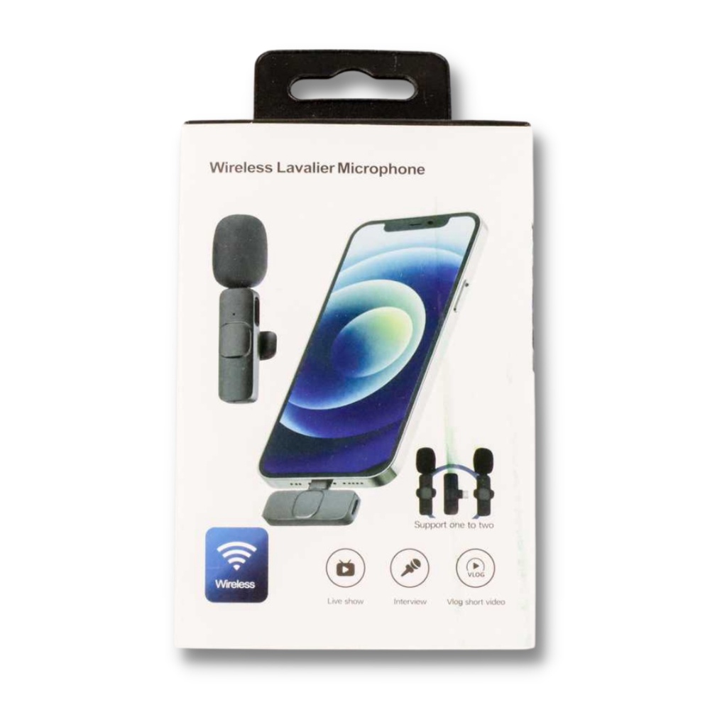 Wireless Mikrofon Mini Portabel Lavalier Lapel USB Type C LIVE STREAMING smartphone, PC, laptop, tablet