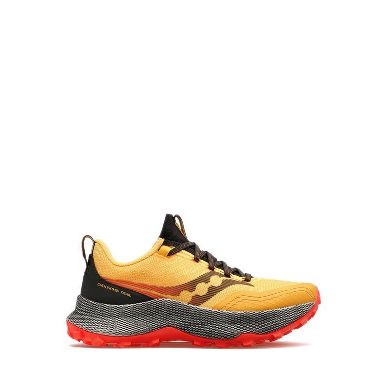 SEPATU LARI PRIA TRAIL SAUCONY ENDORPHINE YELLOW ORIGINAL