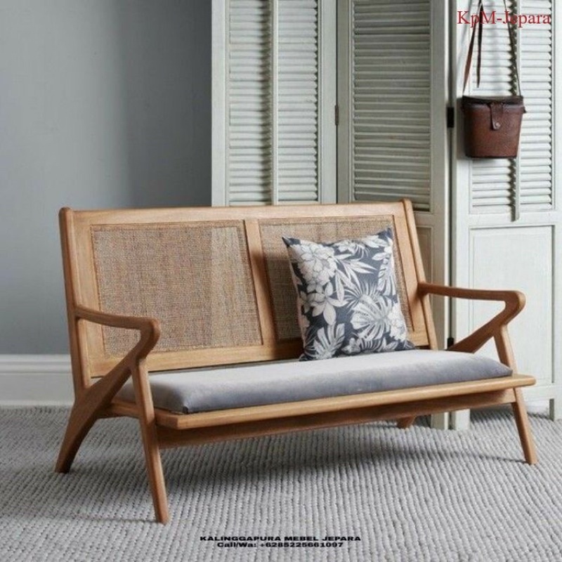 Bangku Rotan / Sofa Rotan Jati