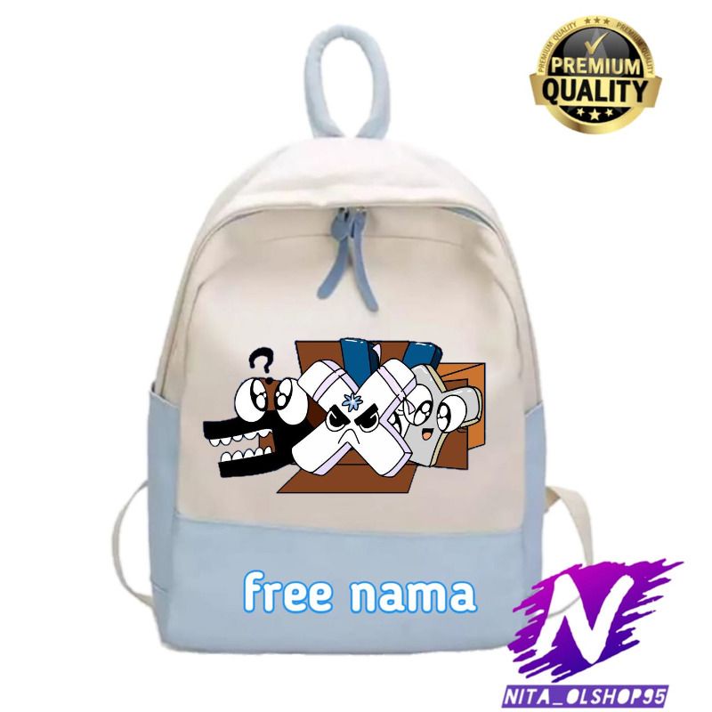 TAS SEKOLAH ANAK RANSEL ALPHABET ROBLOX
