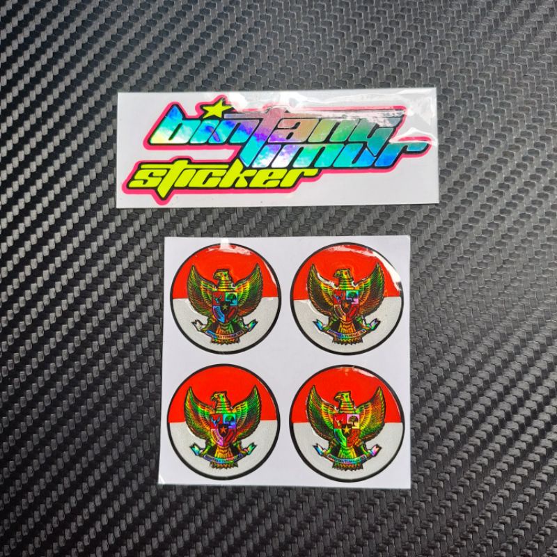 STICKER EMBLEM TIMBUL GARUDA INDONESIA TIMBUL 3D