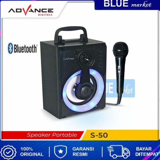 speaker bluetooth music box advance s50