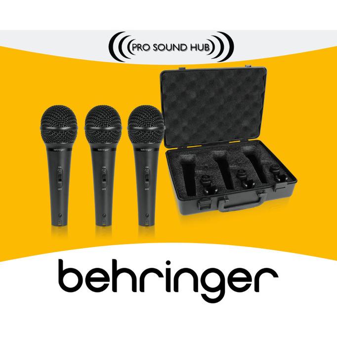 BEHRINGER XM1800S XM1800 XM 1800S 1 SET MIC DYNAMIC ISI 3 VOKAL