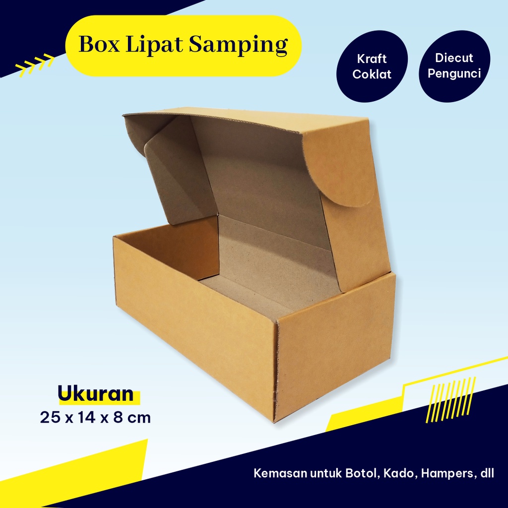 

Kardus/Box DC LS - Ukuran 25 x 14 x 8 cm - Hampers Box / Gift Box