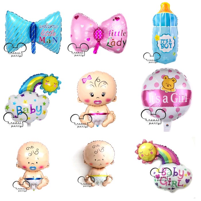 Balon Baby Jumbo / Balon Karakter Baby Jumbo / Balon Foil Baby Shower