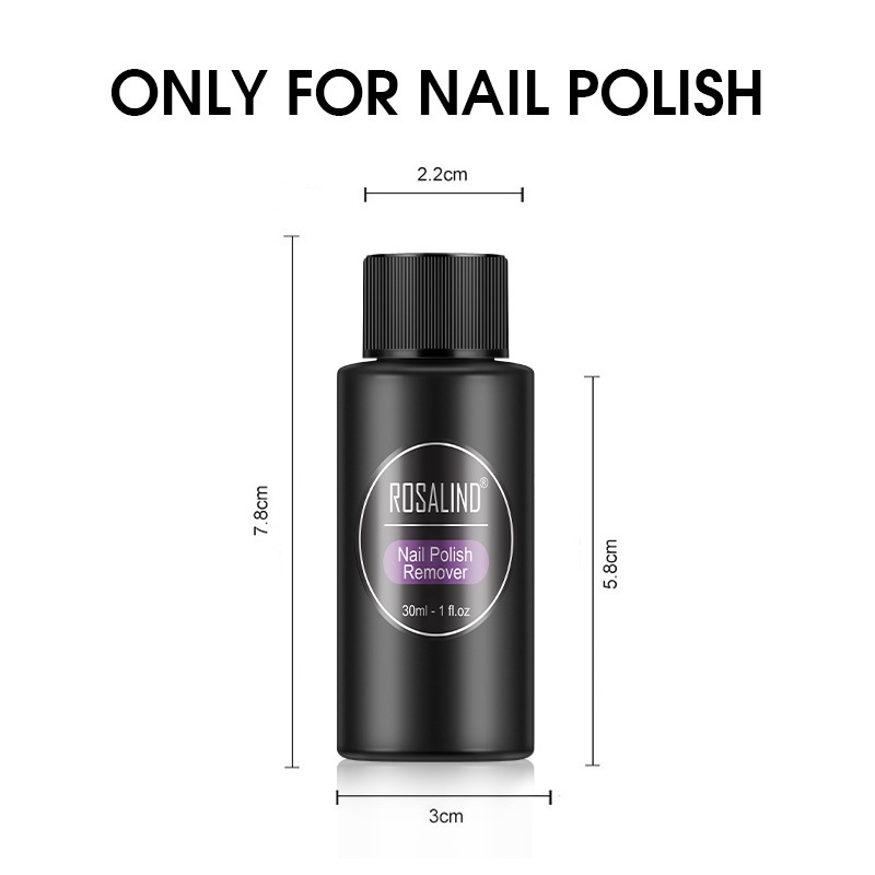 Rosalind Magic Remover Penghapus Nail Gel, Nail Polish Remover, Brush Restorer, Nail Surface Cleanser/Aseton / Pembersih Kutek Gel / Pembersih Cat Kuku/Gel Polish Remover