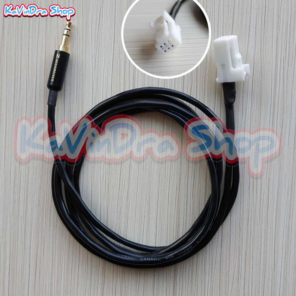 Kabel Aux in Konektor Fit OEM Suzuki Ertiga, SX4, Grand Vitara, Swift, Mazda VX1