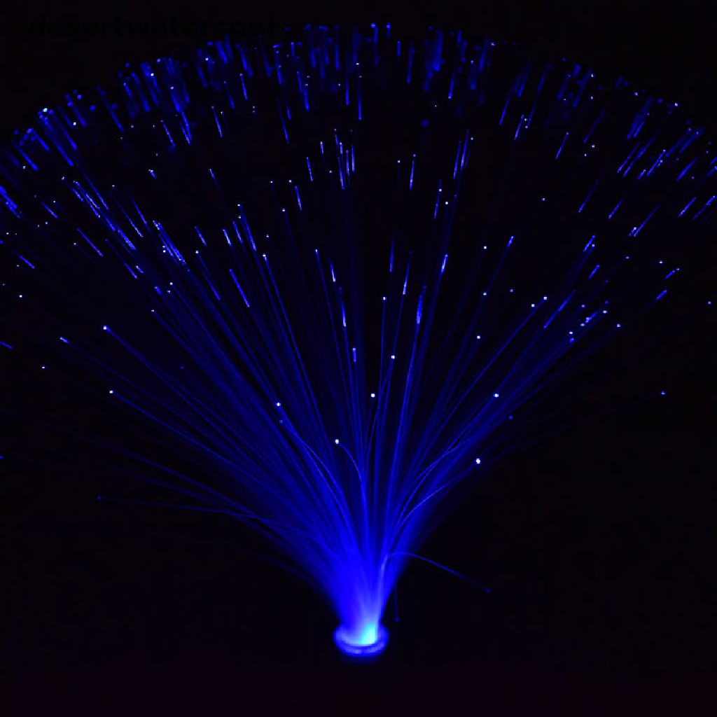 Deid Multicolor LED Fiber Optic Light Night Lamp Natal Pernikahan Liburan Dekorasi Rumah Martijn