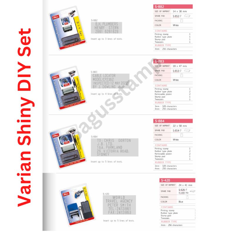 

YUH Stempel Expired Shiny S882 S-882 S 882 / Stempel Bongkar Pasang