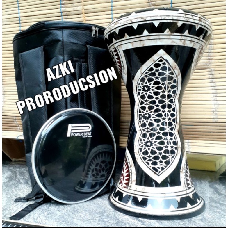 DARBUKA SOMBATI 9INC MOTIF FULSET + TAS⭐⭐⭐⭐⭐