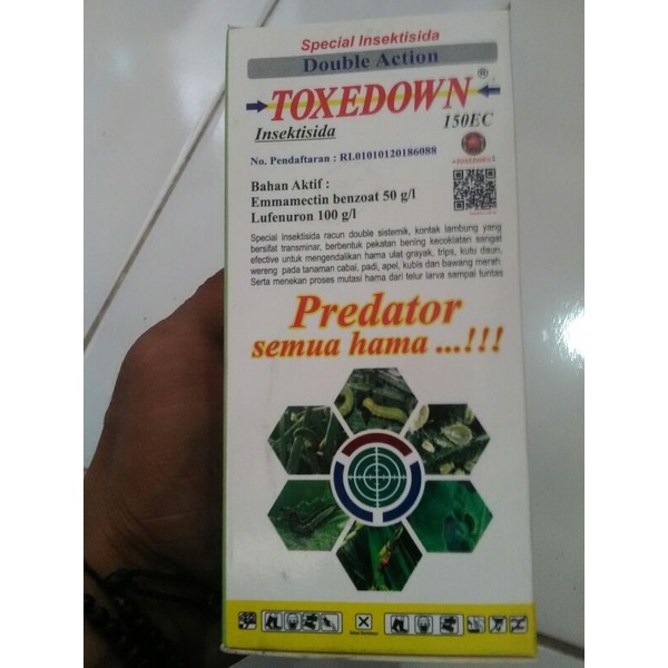 obat pertanian insektisida TOXEDOWN 250ml