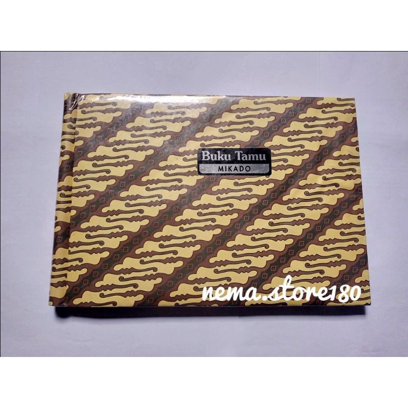 

BUKU TAMU MIKADO BATIK