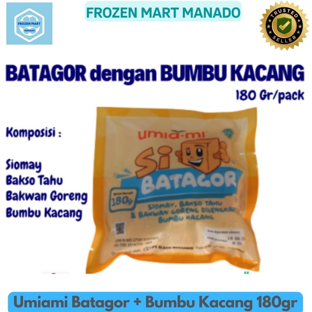 

Umiami Batagor + Bumbu Kacang 180gr - Frozen Mart Manado (Frozen Food Manado)