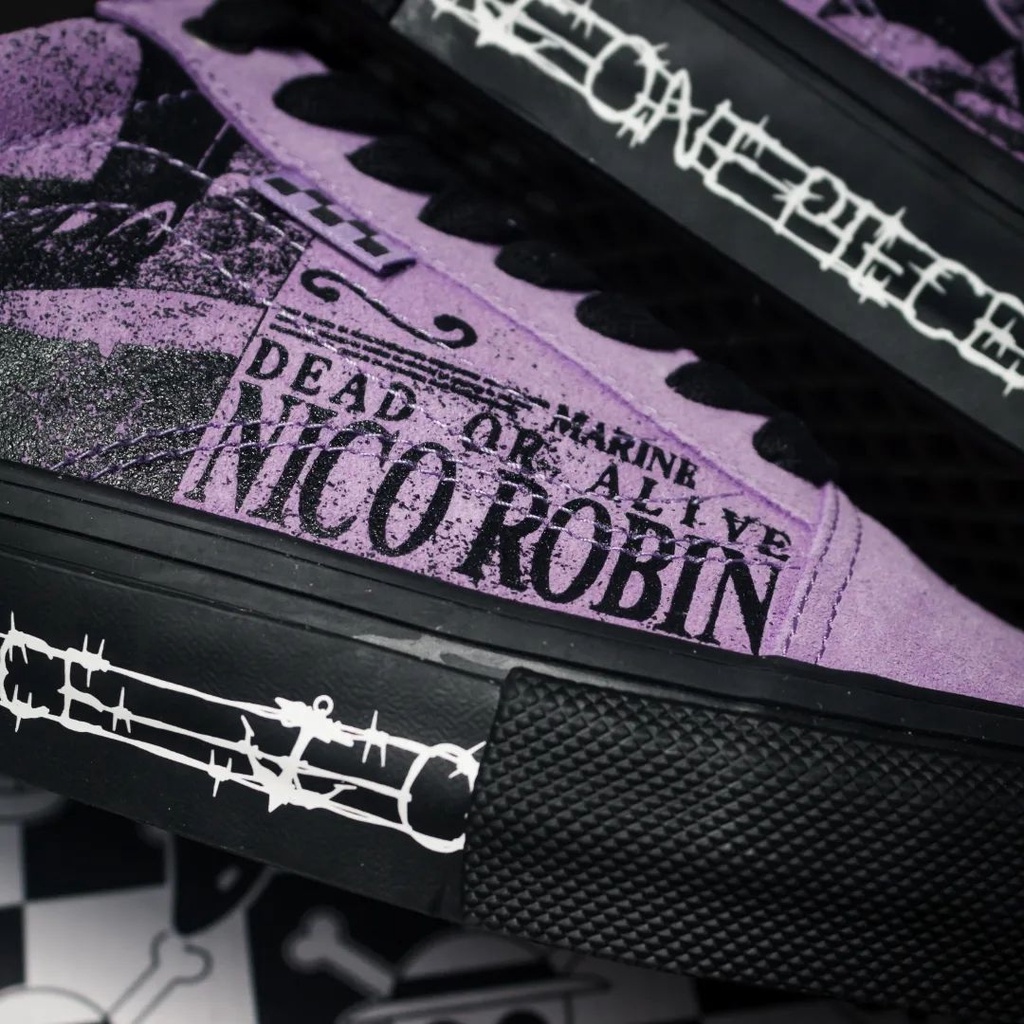 VANS OLDSKOOL PRO SKATE x ONE PIECE &quot;NICO ROBIN&quot; ORIGINAL 100%